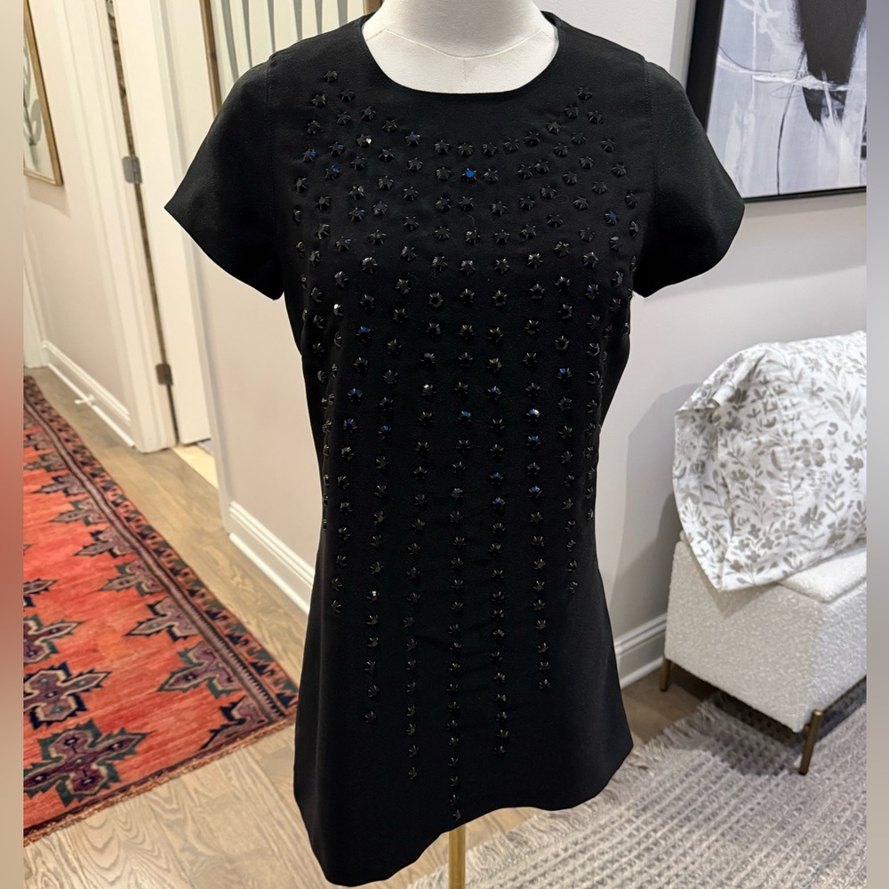 Karta Black Dress with Embellished Details Sz Small